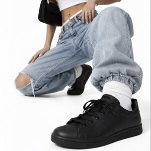 Adidas Stan Smith All-Black Primegreen Sneakers US Size 5